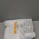 MAGZO Magnetic Screen Door Fit Door Size 36 x 96 Inch, Screen Size 38" x 97" Strong Magnet Door Mesh with Reinforced Hook & Loop for Patio, Sliding, French Door, White