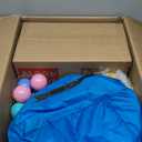 White Bounce House with Blower, 9x9x7FT Inflatable Castle with Slide & Ball Pit, Wedding Party Decoration & Kids Indoor Outdoor Jumping House