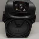 Pyle 400W Portable Bluetooth PA Loudspeaker - 8 Subwoofer System, 4 Ohm/55-20kHz, USB/MP3/FM Radio/  Mic Inputs, Multi-Color LED Lights, Built-in Rechargeable Battery w/ Remote Control -PPHP844B