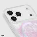 Case-Mate Soap Bubble iPhone 17 Pro Max Case [Compatible with MagSafe] - Liquid Glitter Phone Case with 12ft Drop Protection - Premium Magnetic Cover for iPhone 17 Pro Max - Iridescent Waterfall