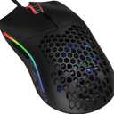 Glorious Model O Wired Gaming Mouse 67g Superlight Honeycomb Design, RGB, Pixart 3360 Sensor, Omron Switches, Ambidextrous - Matte Black