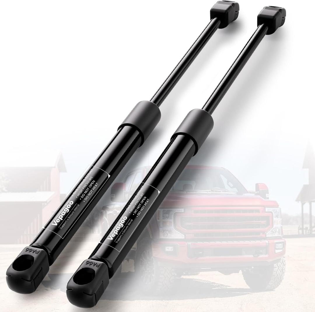 Vepagoo 2 Front Hood Gas Lift Supports Struts 4B-965360 Compatible with 2017-2022 Ford F-250/F-350 Super Duty, 2017-2018 Ford F-450/F-550 Super Duty,4B965360, 669930, HC3Z16C826A