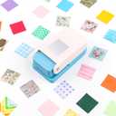 BAOFALI 1X1 inch Square Punch Lever Action Craft Punch Making 1X1 inch Equilateral Square for Paper Crafting Scrapbooking DIY Card Making Arts Crafts Supplies