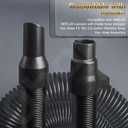 14-37-0105 14-37-0016 Vacuum Hose Replacement for 0880-20 0970-20 18V/28V Wet/Dry Vac Hose (Internal Storage)