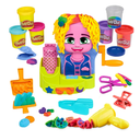 Play-Doh Hair Stylin' Salon Playset with 6 Cans, Pretend Play Toys for Girls and Boys Ages 3 and Up