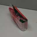 LOUKAYCCI Purse Organizer Inserts for Speedy 25 Felt Purse Inserts HandBag and Tote bag Neverful Organizer Insert, Red,Medium