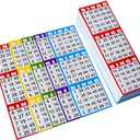 SEETOOOGAMES Bingo Paper Game Cards - 3 Card -100 Books of 5 Sheets