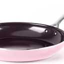 Blue Diamond Cookware Diamond Infused Ceramic Nonstick 10" Frying Pan Skillet, PFAS-Free, Dishwasher Safe, Oven Safe, Pink