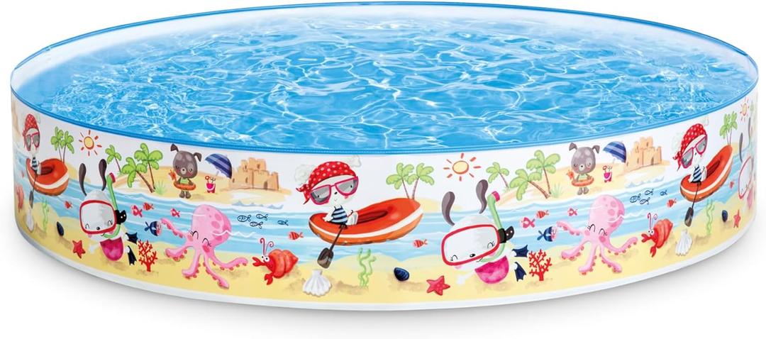 Intex Snorkel Buddies Snapset Pool - 5'X10", Multicolor (56451EP)