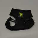 EcoBark Dog Harness  EcoFriendly Max Comfort Harnesses  Luxurious Soft Mesh Halter  Over The Head Harness Vest No Pull and No Choke for Small, Toy Breed, and Teacup Dogs (XS, Black)