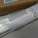 LazBlinds No Drill Light Filtering Roman Shades, White, 20" W x 48" H
