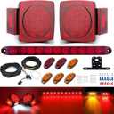 LED Trailer Light Kit with 11-LED Brake Bar