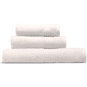 Cosy House Collection 3-Piece Essential Cotton Bath Towel Set - Ultra Soft, Absorbent & Quick Drying - Luxury 100% Cotton Plush Towel - for Bathroom, Shower & Kitchen (Ivory)