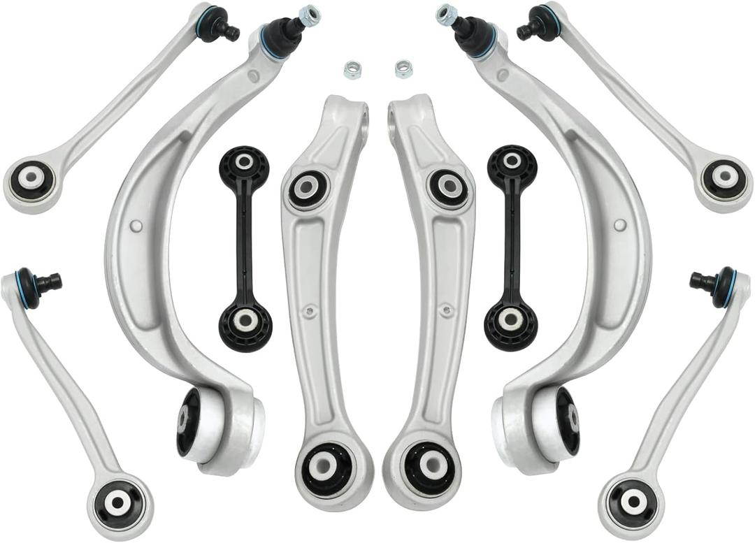 Front Lower Upper Control Arm Compatible With 2011 Audi A4/Quattro A5/Quattro Q5 S4