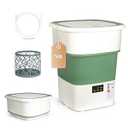 1.8 Cu.Ft Portable Washing Machine, Foldable Washer with Spin Basket