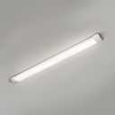 1 Packs 4FT LED Batten Light, Ultra-Thin Slim Ceiling Surface Mounted Light, 40W, 4000K, IP20, LED Ceiling Lamp for Garage, Shop, Hallway, Office, Market