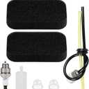 150BT Air Filter Tune Up Kit for Husqvarna 150BT 150BF 350BT 350BF 560BTS 560BFS 560BT Leaf Blower Fuel Filter Line Kit, 502844401 Air Filter for Red Max EBZ5100 EBZ5100RH EBZ6500 Blower