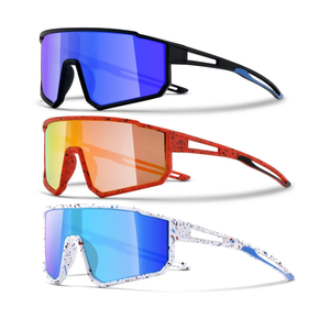 3PACK Kids Sunglasses for 6-14 Boys Girls, Youth Baseball and Cycling UV400 Protection Goggles