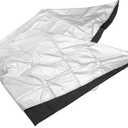 Homoyoyo Outdoor Cover Desk Chair Table Cover 160x160x80cm Silver and Versatile for