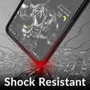 Crave for Galaxy S21 Case, Shockproof Protection Dual Layer Case for Samsung Galaxy S21, S21 5G (6.2 inch) - Black