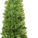 BLACICO Green Santa's Hat Christmas Tree, Easy Assembly with Metal Stand and Hinged Branches for Home Party Decoration, 5ft Whimsical Christmas Tree - Christmas Decorations