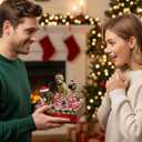 3D Printed Funny Christmas Ornament for Tree and Car  Unique Gag Gift for Pet Lovers  Fun Christmas Tree & Car Decor Gift