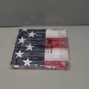 American Flag 3x5 Ft for Outside, Heavy Duty Nylon US Flags for High Wind Outdoor, Fade Resistant and Waterproof USA Flag with Embroidered Stars, Sewn Stripes, Brass Grommets
