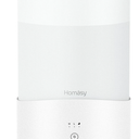 Homasy Humidifiers Aroma Diffuser 4L Large Capacity 7-Color Night Light Cool Mist 50Hrs Work Time Top-Fill Low Noise for Bedroom - White