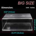 Rectangular Clear Acrylic Tissue Box, Big Box Covers Square, Bathroom Facial Napkin Box Holders, Table Clear Dryer Sheet Dispenser for Bathroom, Kitchen and Cars
