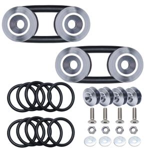 APIELE Bumper Quick Release Kit,Fastener Fender Bracket Kit Compatible with General Motors Bumper(Gray)