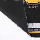 Mahjong Mat for Table 31.5''x31.5'', Non-Slip Mahjong Cloth Cover with Game Rules, Mahjong Tablecloth for Poker, Board Games Table Mat, Card Games, Tile Games, Dominoes (Black)