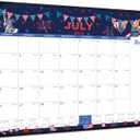 2026-2027 Desk Calendar - Large Desk Calendar 2026-2027, Jul.2026 - Jun.2027, 22" x 17", 12 Months Desktop Calendar with Corner Protectors, Desk Pad, Large Ruled Blocks - 12 Different Themes
