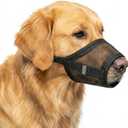 Flintstone Muzzle for Large Sized Dog Soft Air Mesh Breathable Dog Mouth Guard | Muzzl to Prevent Biting Chewing | No Bark Muzle XX-L 11.5-16
