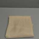 Cotton Linen Kitchen Curtains for Windows with Burlap Lace Trim Rustic Farmhouse 36 inch Rod Pocket Neutral Short Curtain Window Treatment Tiers,Set of 2