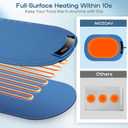 Electric Warming Tray - Silicone Warming Mat for Food, Full Surface Heating with Adjustable Temperature Keep Food Warmers for Parties Buffet, Stocking Stuffer for Women Men Mom
