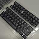Dagaladoo Double Shot PBT Keyboard keycaps Set,Black Topographic,Shine Through Custom keycap,Side Printed keycaps dye sub,Cherry Profile keycap for TKL US Layout Mechanical Keyboard(134keys)