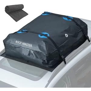 Rooftop Cargo Carrier, PI Store Waterproof Car Roof Bag with Protective Mat, Extra 16 Cubic Foot Storage Carriers for All Cars with/Without Roof Racks, Gift for Men