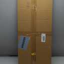 Delma Arched Mirror Full Length,Standing Mirror Full Body,Large Floor with Stand for Wall Entryway Door Bedroom Bathroom Living Room (56"L x 15"W, Black Frame)