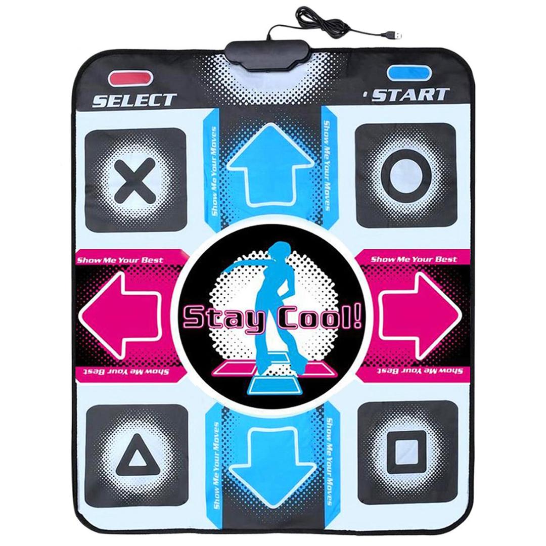 OSTENT USB NonSlip Dancing Step Dance Mat Pad Blanket for PC Laptop Computer Video Game