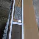 PetSafe Sliding Glass Pet Door - No-Cut DIY Install Doggy Door for Renters - Aluminum Frame - Adjustable Height 75 7/8" to 80 11/16" - Ideal for Large Dogs Up to 130 lb - White