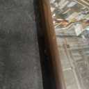 22x16 in Rectangle Warm Walnut Polished Wall Mirror