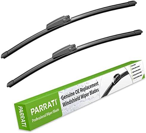 PARRATI® 22 Inch & 22 inch of High Performance Premium All-Season Automotive Replacement Windshield Wiper Blades for 03-08 A4 A6 S6 RS4 S4,Easy DIY Install, (Set of 2)