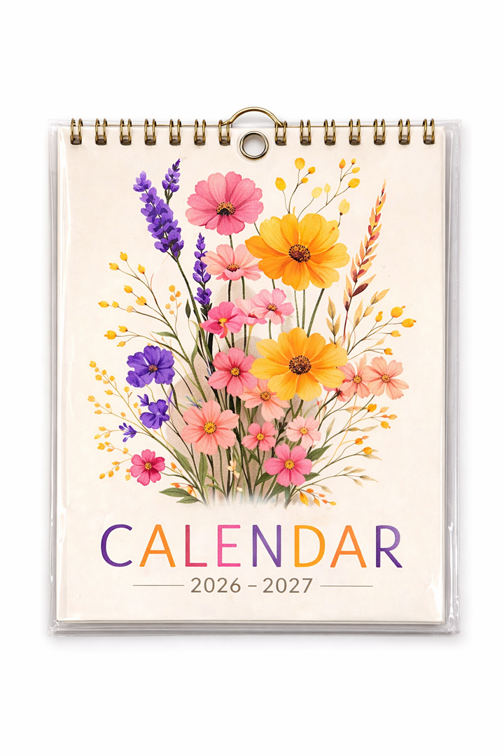 2026 Calendar, 36 x 25.5 cm 2026 Wall Family Calendar 