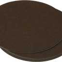 PATIKIL 11 Inch Diameter Lamp Base Felt, 5Pack 2mm Thickness Round Soft Adhesive Non-Slip Anti-Scratch Backed Felt for Lamp Furniture DIY Craft, Coffee