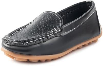 Fudaolee Boys Girls Loafers Dress Flats Slip-On Oxford Casual Moccasins School Walking Boat Shoes(Toddler/Little Kid/Big Kid) 3