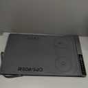 Food Warming Mat with 3-Zone Heating Mode, Redagod Electric Warming Tray with 9 Temperature & 8 Timer Settings, Hook and Roll Up Storage, Portable Countertop Food Heating Mat for Home Daily Use, Gray