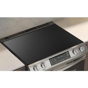 Stove Top Cover for 30in Electric Stove, Silicone Coated Fiberglass Heat Resistant Stovetop Protector Mat, Prevents Scratching, Expands Usable Space (30 * 21 Inch - 1mm Thickness)