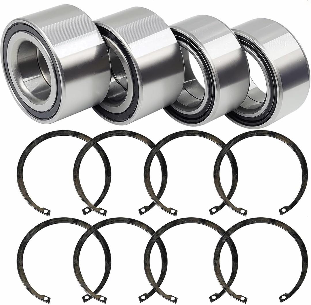 Front and Rear Wheel Bearings Compatible with Polaris 2010-2014 Ranger RZR 800/RZR S 800:2013-2016 Ranger 900 XP/Ranger 900 Crew Replaces 3514699 3514635 3585502 3514627 3514924 3514822 35150
