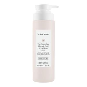 Naturium The Smoother Glycolic Acid Exfoliating Body Wash, Soft & Smoothing Cleanser, 16.9 oz