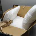 MIULEE Boho Farmhouse Throw Pillow Covers 18x18 Inch Set of 4 Rustic Mordern Neutral Cushion Covers Soft Corduroy Nordic Home Decor for Couch Bed Sofa Living Room Brown